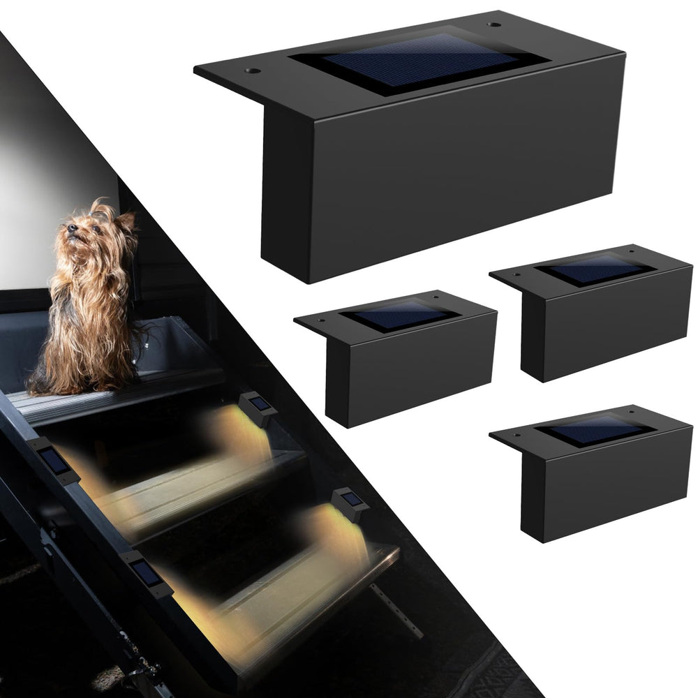 EJYTRVT magnetic solar RV step light provides clear step illumination for safer entries.