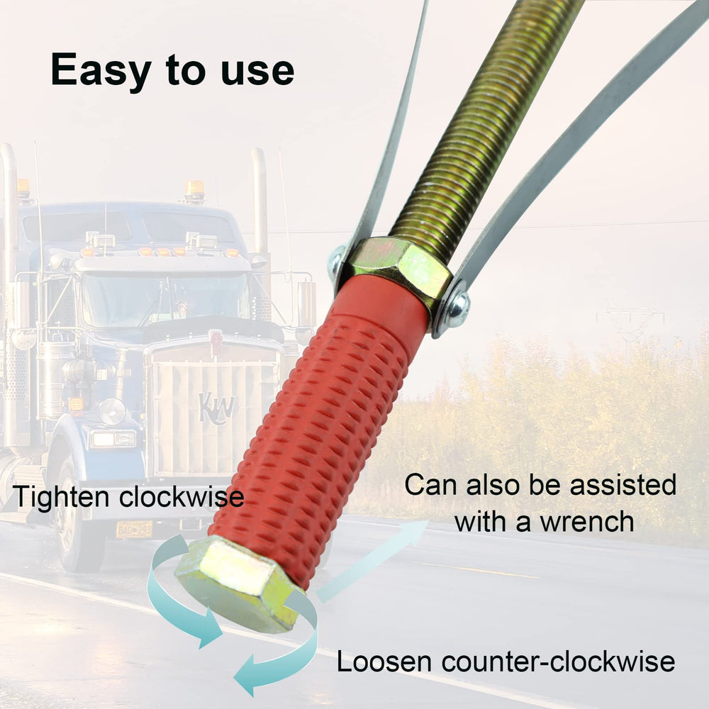 EJYTRVT oil filter wrench PVC-dipped handles provide comfortable grip.