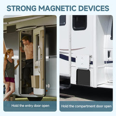 EJYTRVT magnetic door catch demonstrates durable silicone grip and weather resistance.
