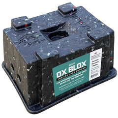 EKON OX BLOX heavy-duty block supports trailer jacks on uneven ground