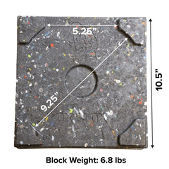 EKON OX BLOX MAXX block side view showing compact support.