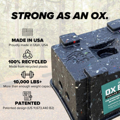 EKON OX BLOX stackable blocks add height for level RV setups