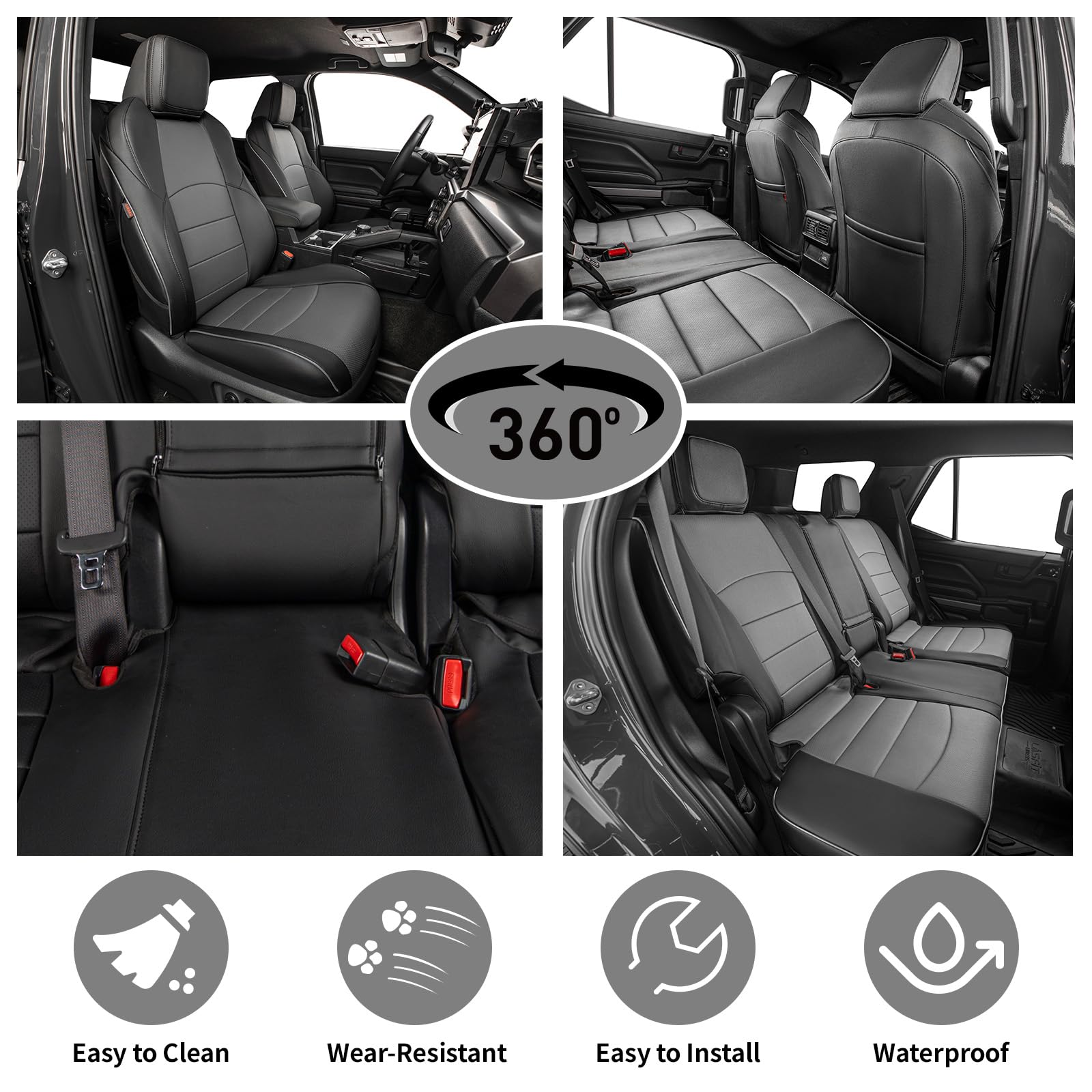 EKR 4Runner rear rows seat covers—keep rear upholstery clean