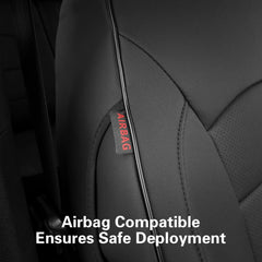EKR F250/F350/F450 seat covers with airbag-safe stitching for safety.