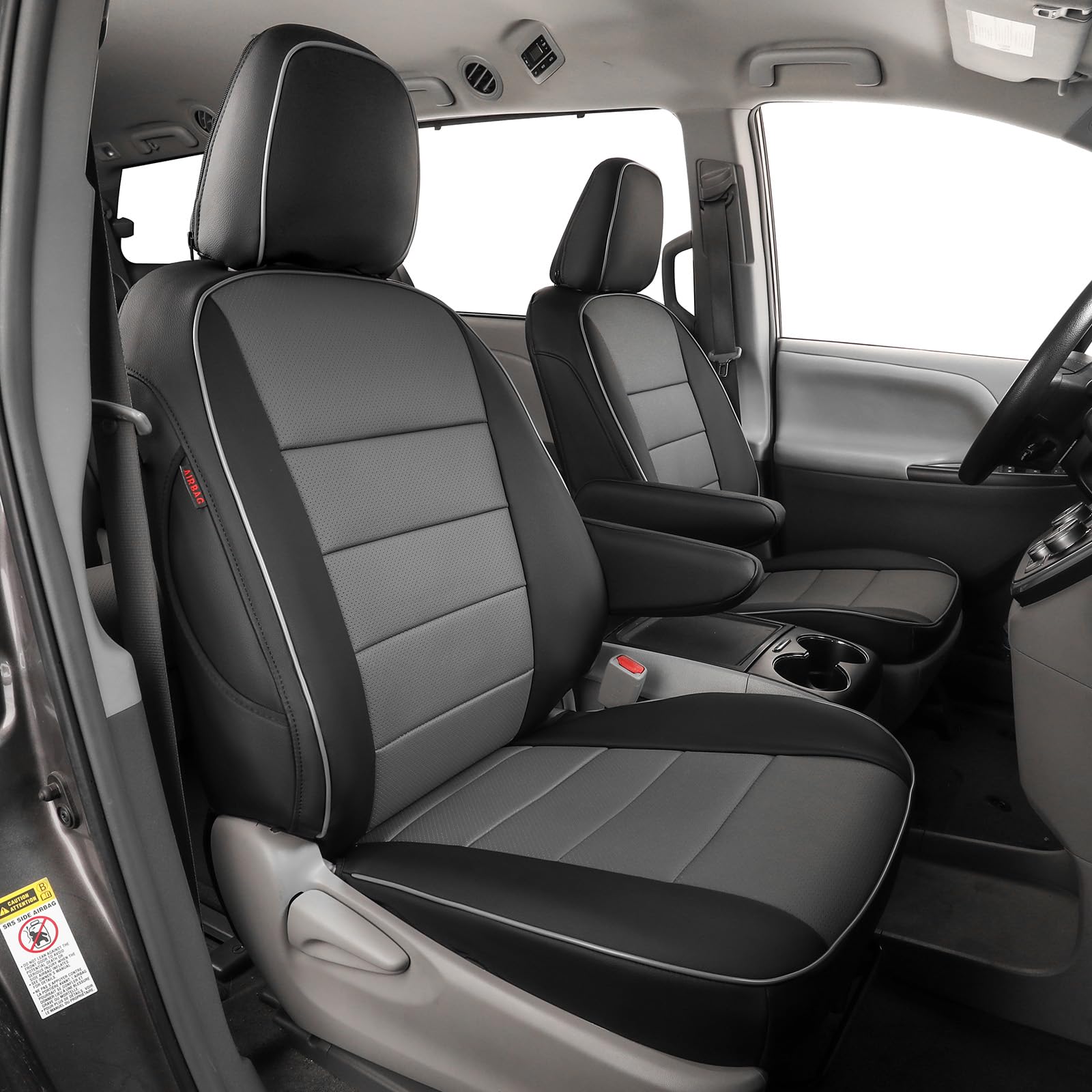 EKR Sienna full-set seat covers protect all seats with a durable, stylish finish.