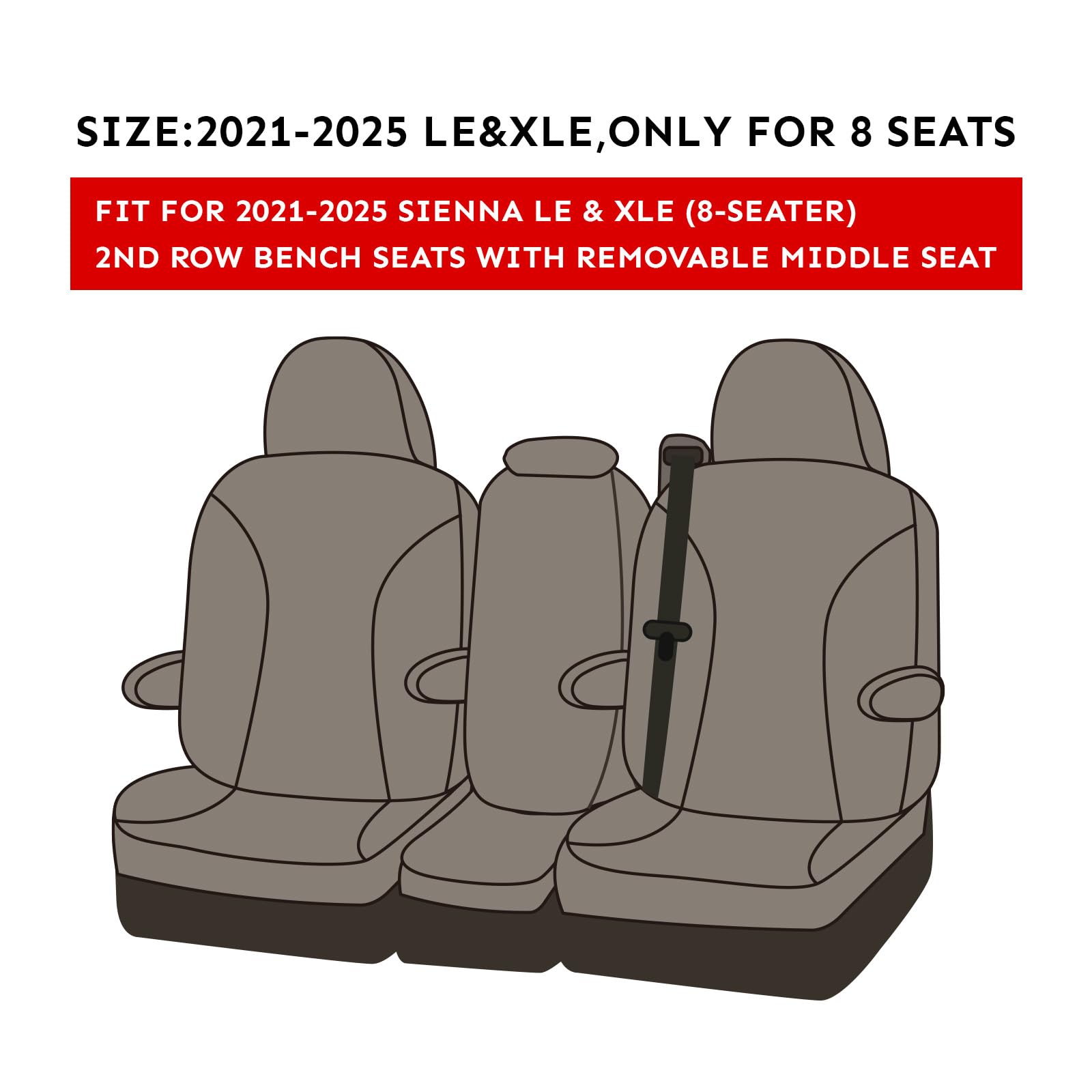 EKR Sienna rear seat covers shield upholstery from pets and daily wear