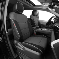 EKR Sienna full-set seat covers, front view, premium protection for daily driving.