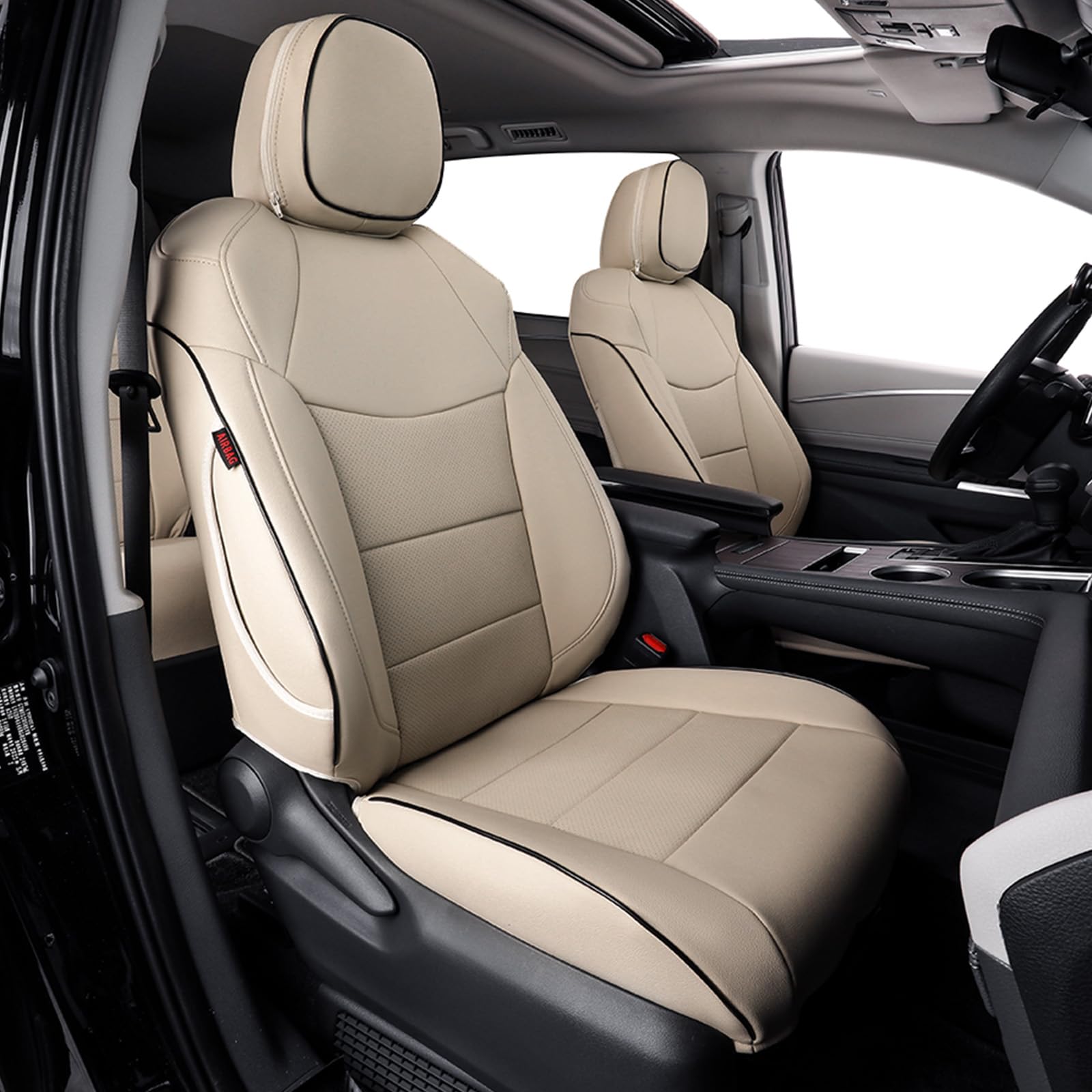 EKR Sienna seat cover on front seats with glove-fit, protecting upholstery.