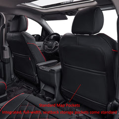 EKR Sienna textured faux leather surface enhances cabin feel