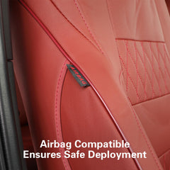 EKR Tacoma seat covers featuring airbag stitching for safety.
