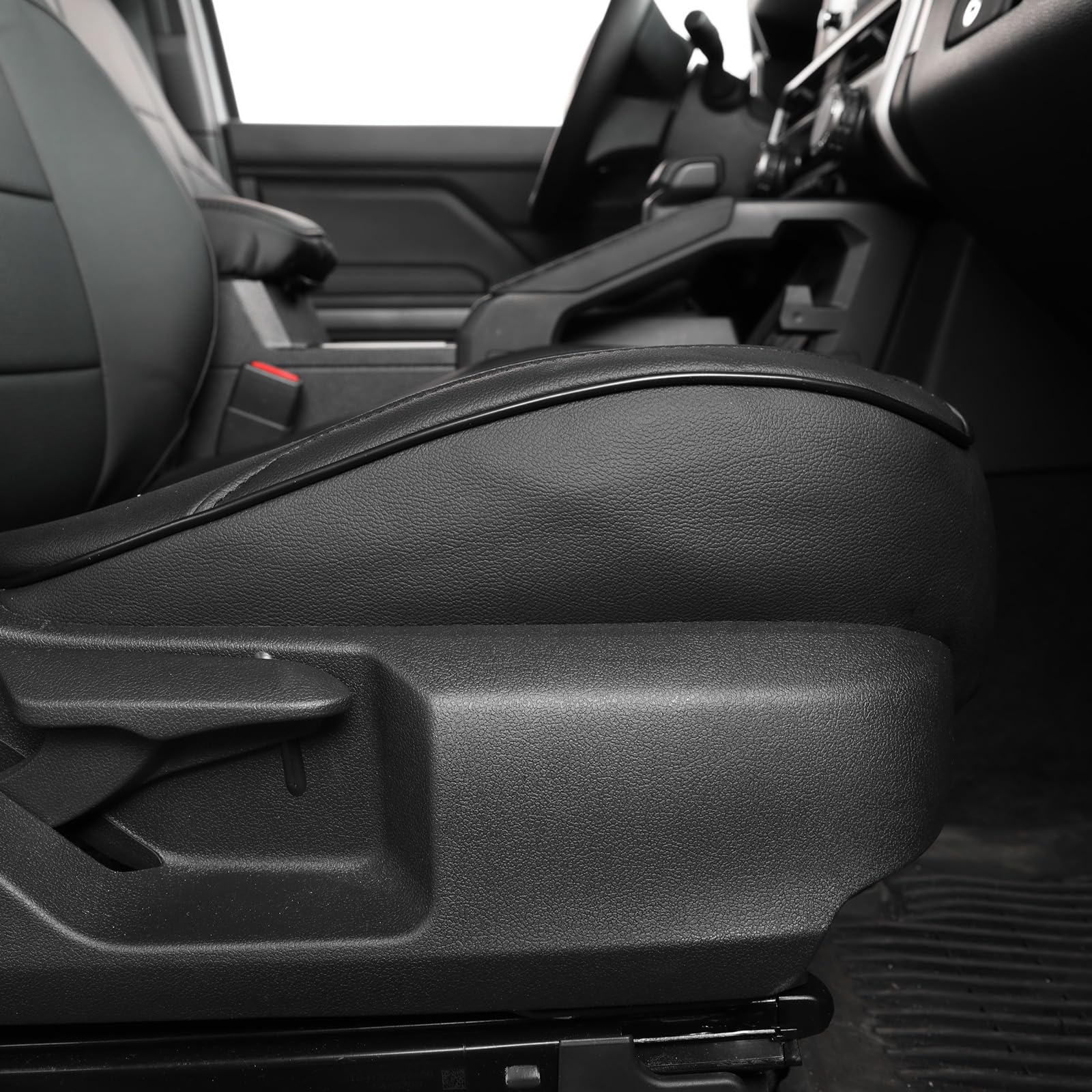 EKR Tacoma rear seat covers protecting upholstery from spills and stains.