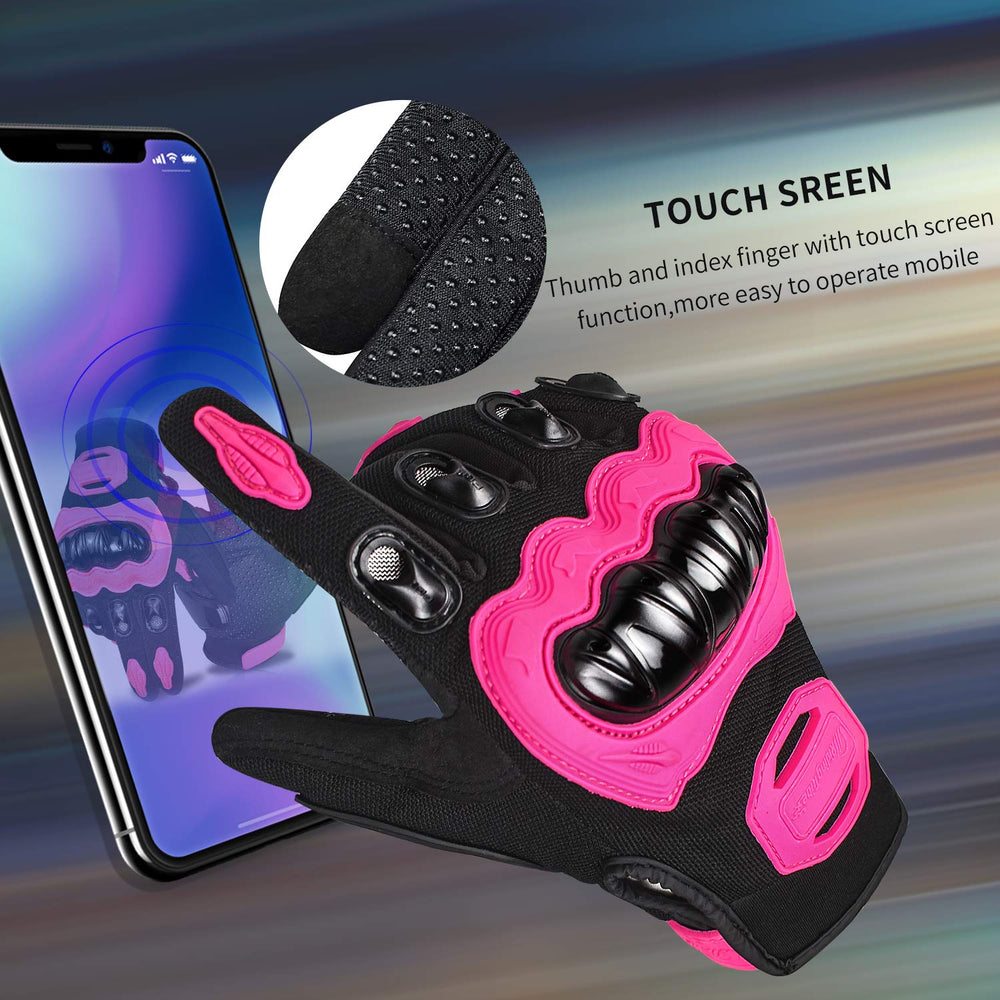 ELCYCO four-finger perspiration holes provide cooling during hot rides.
