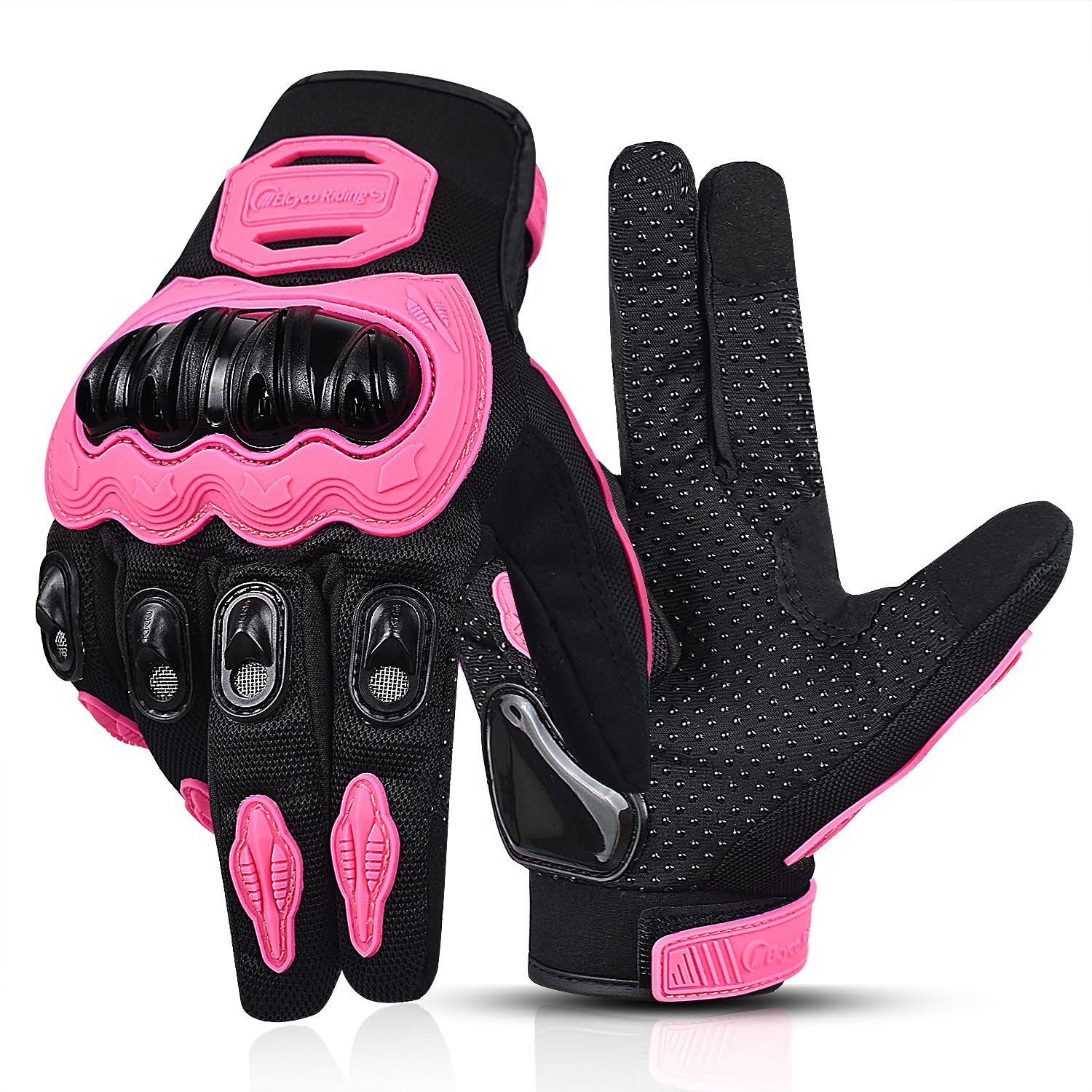 ELCYCO women's gloves touchscreen palm for easy phone use while riding.