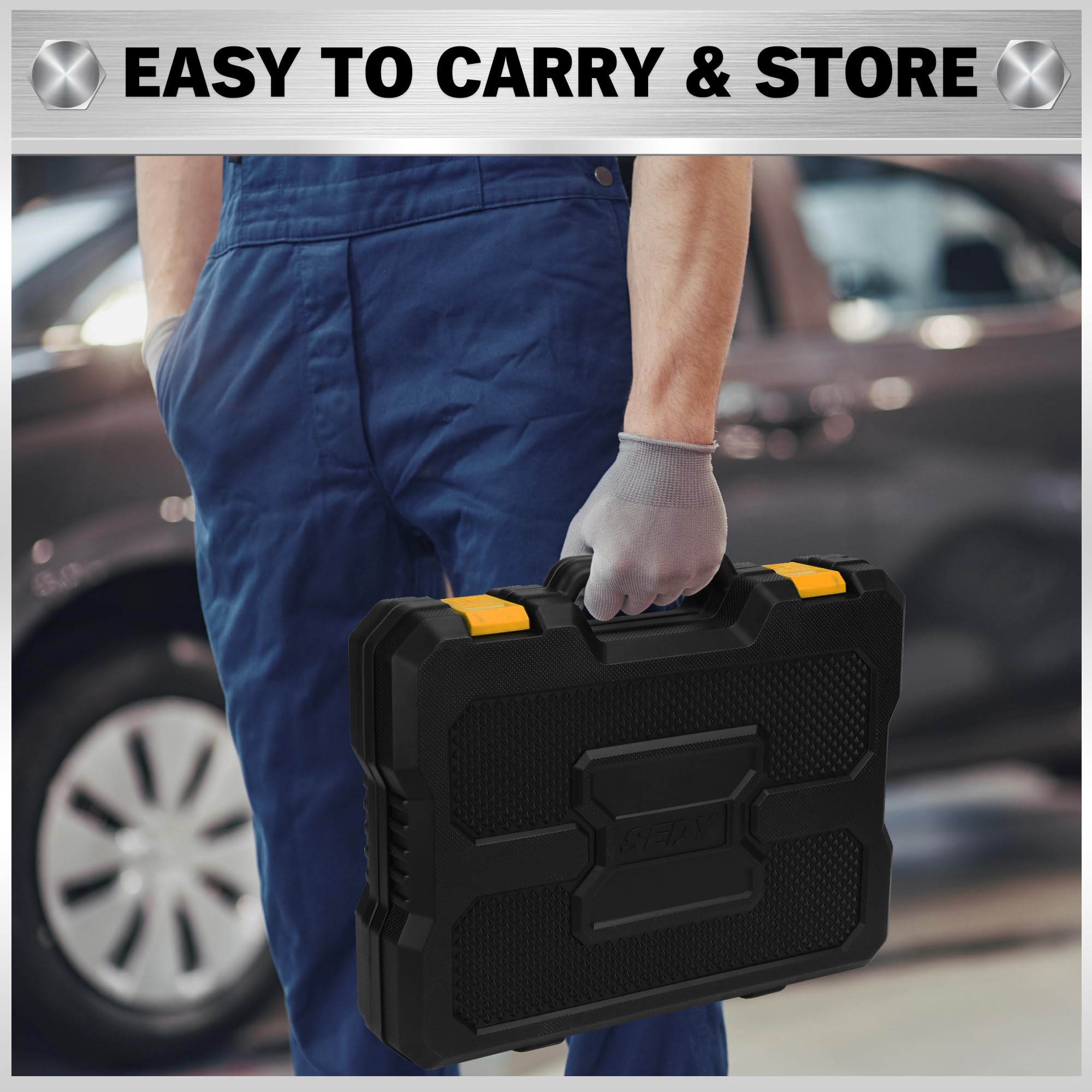 ELEAD compact carrying case keeps tools organized and portable.
