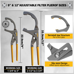 ELEAD drive adapter for 3/8 and 1/2 inch drives enables quick tool pairing.