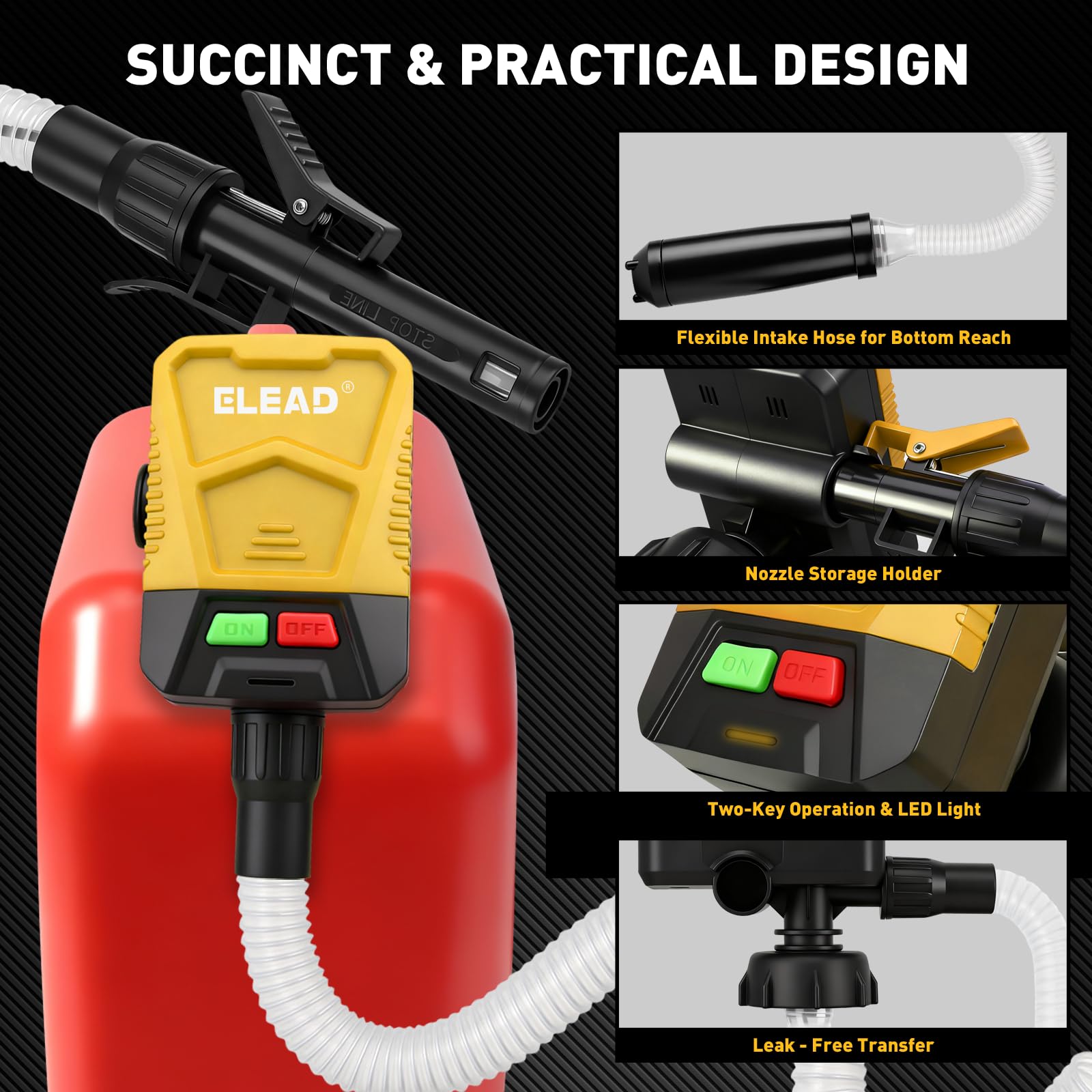 ELEAD operates on batteries for emergency cordless fueling in remote areas.