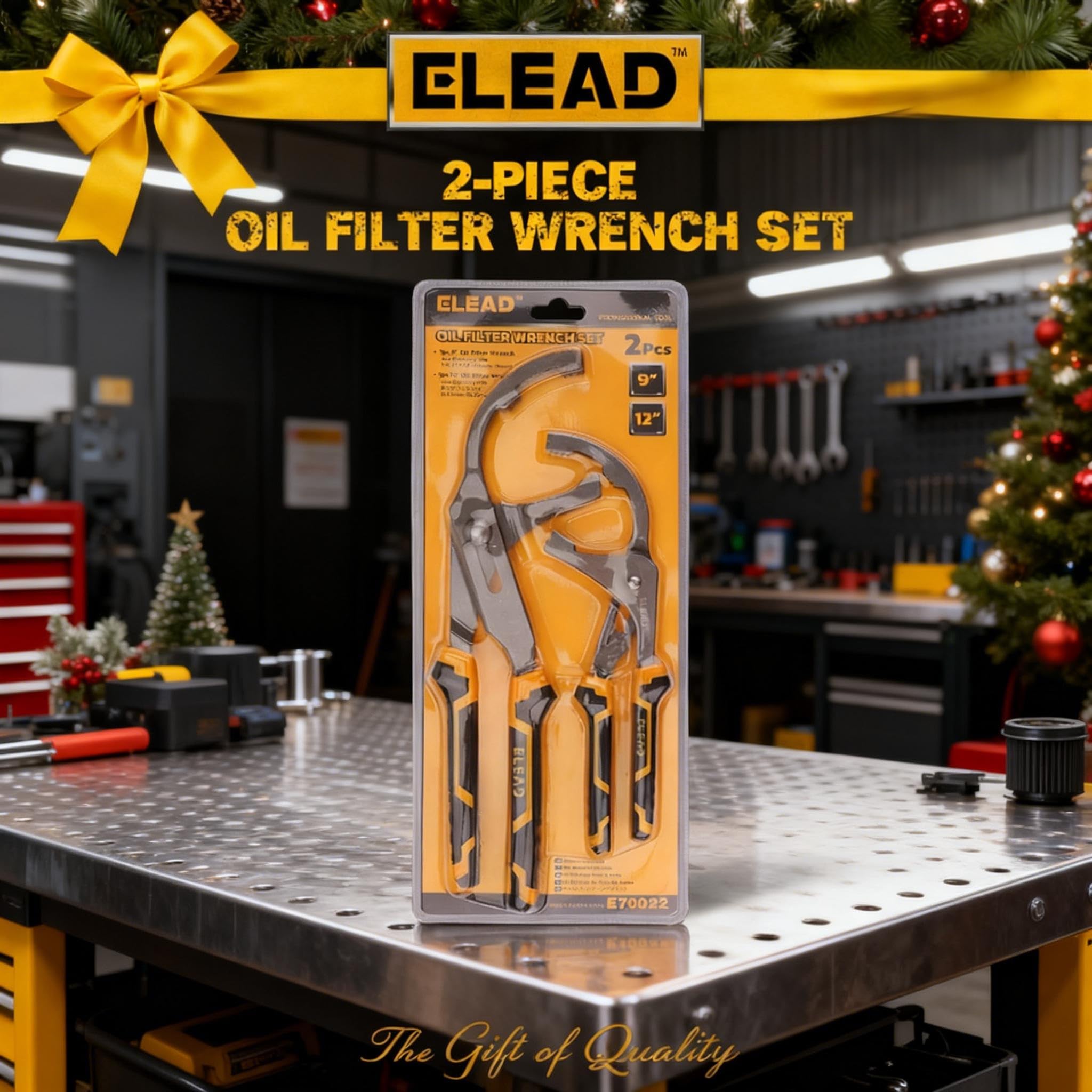 ELEAD durable carbon steel oil filter wrench for DIY maintenance