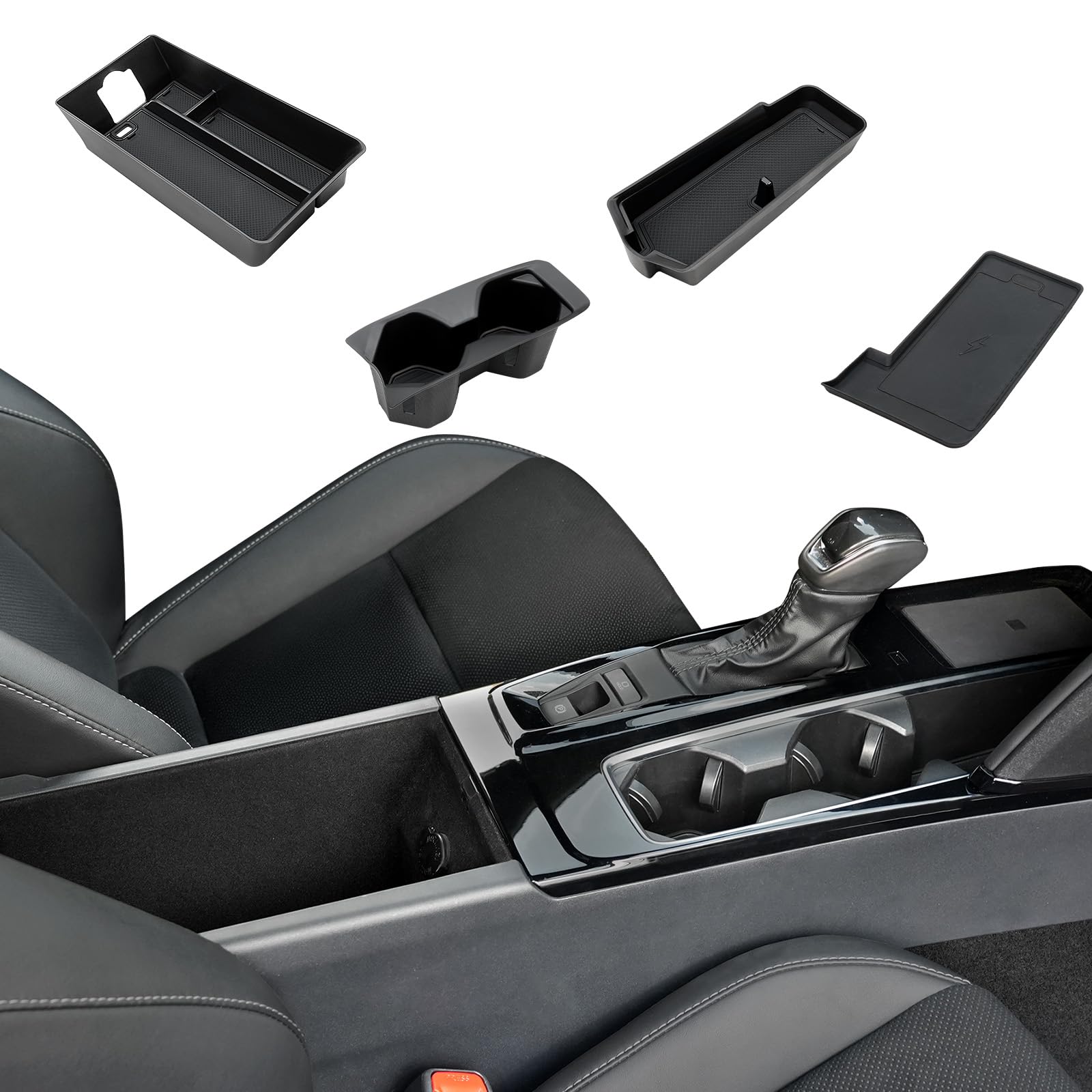 ELECFRESH Camry 4PCS center console overview shows tidy, organized cabin.