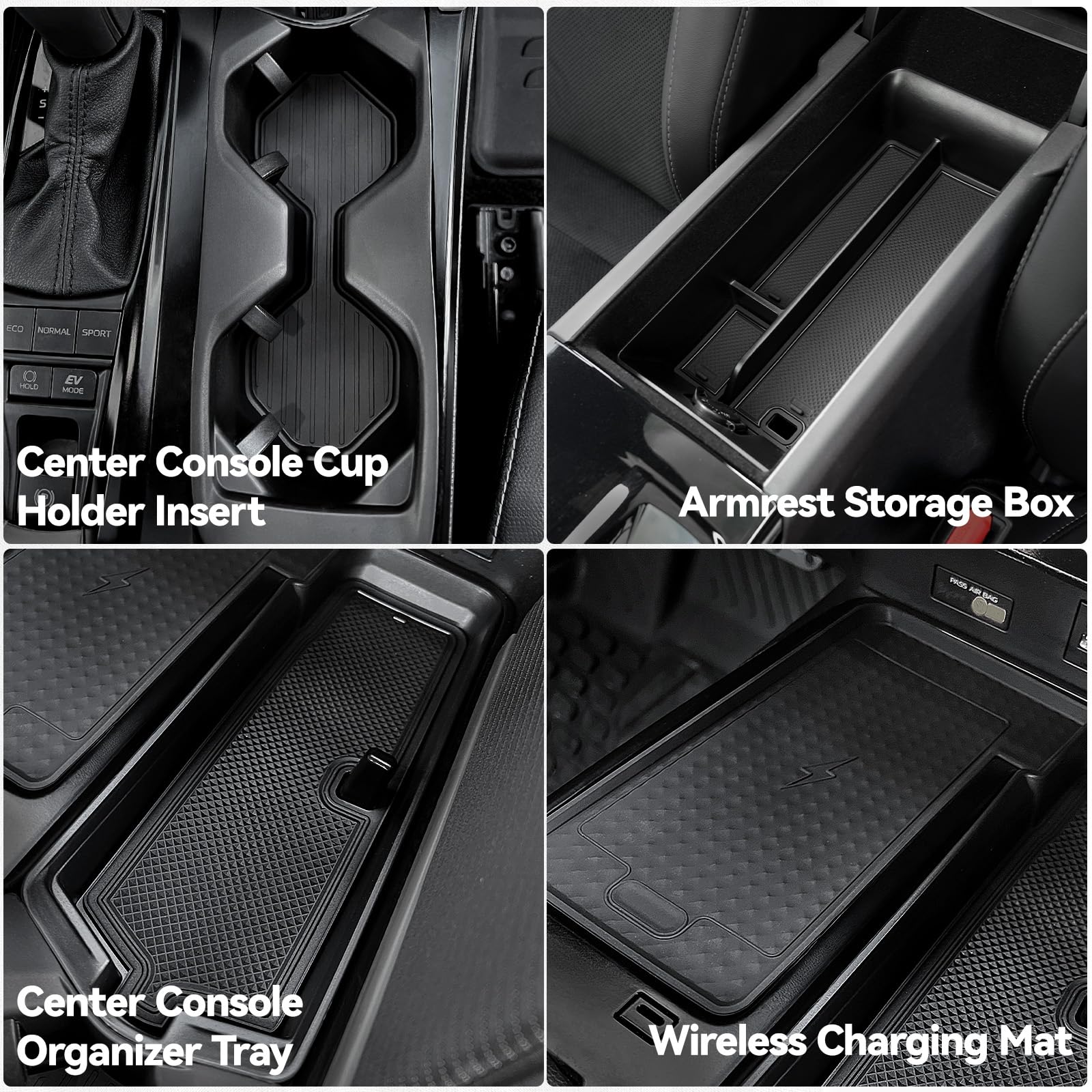 ELECFRESH center console organizer tray improves access while driving.