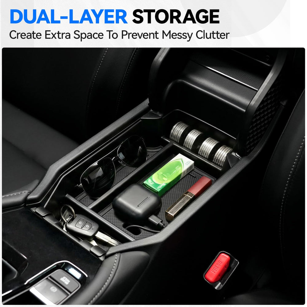 ELECFRESH center-console glove hidden storage box secures small items discreetly