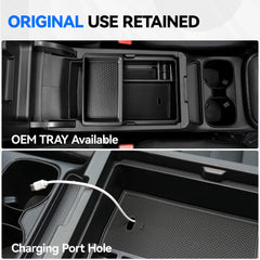ELECFRESH cup holder tray creates a tidy, accessible drink area.