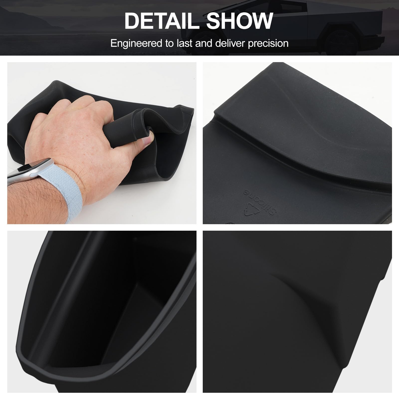ELECFRESH Rav4 trash-bin sponge-pad stability prevents noise and movement.