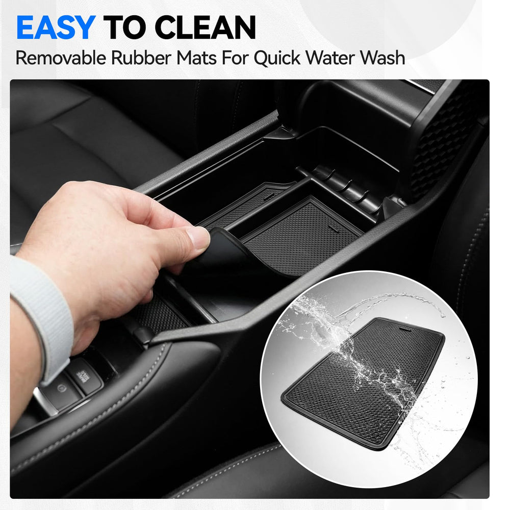 ELECFRESH silicone anti-slip pads reduce movement and noise inside the console