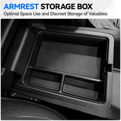 ELECFRESH upper storage compartment adds quick-access space for everyday items.