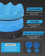 Elechiakan five-color foam pads offer different firmness for various surfaces.