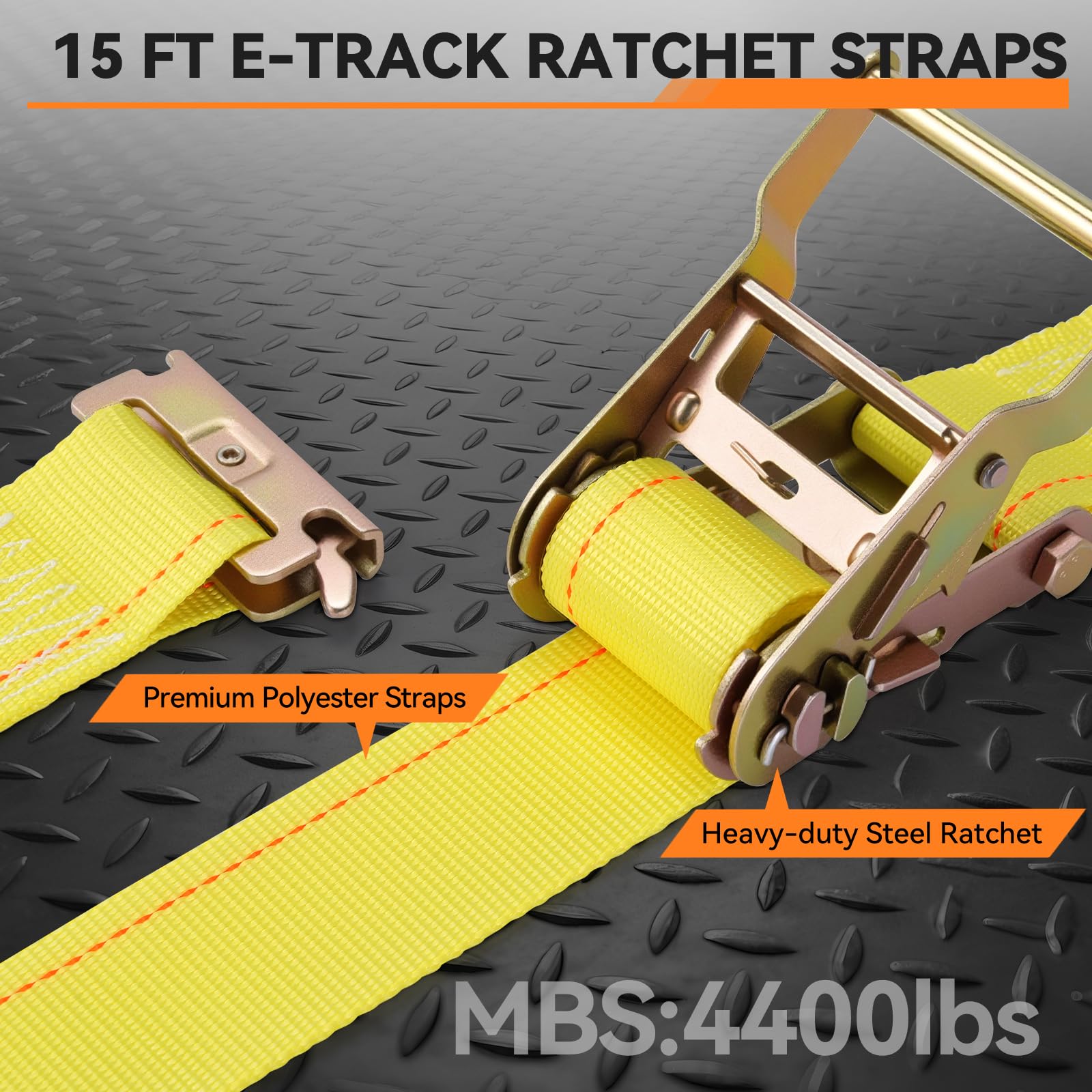 Elechomes E Track Rail Kit O-ring anchors resist rust for durable use.