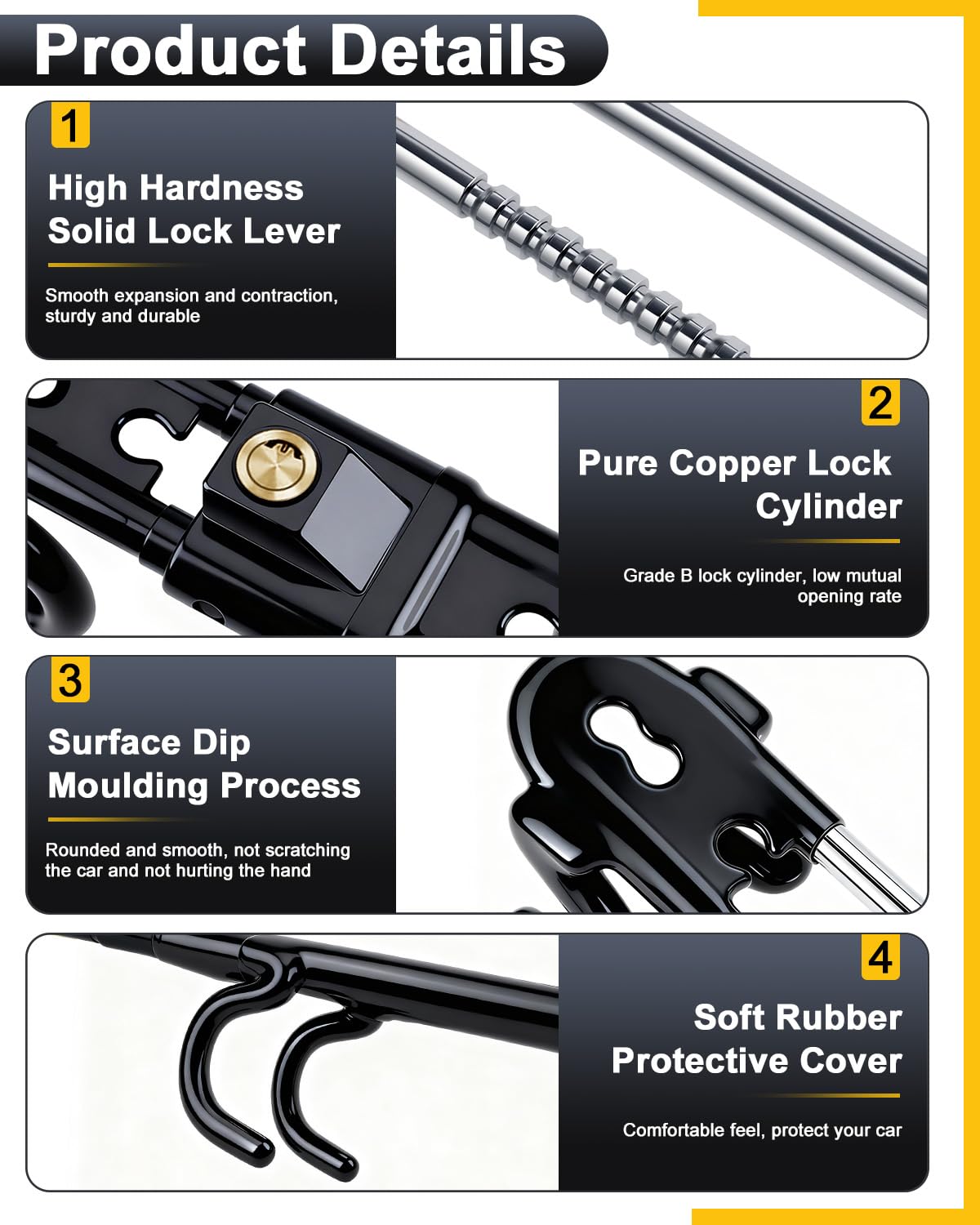 Electop high-strength steel and aluminum alloy construction for durability