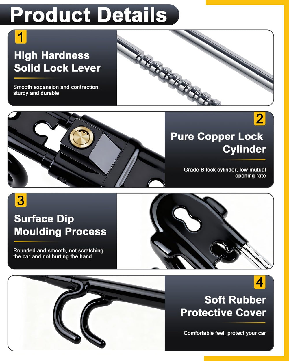 Electop high-strength steel and aluminum alloy construction for durability