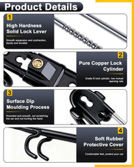 Electop high-strength steel and aluminum alloy construction for durability