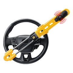 ELECTOP steering wheel lock with 113dB alarm deters thieves with a loud alert