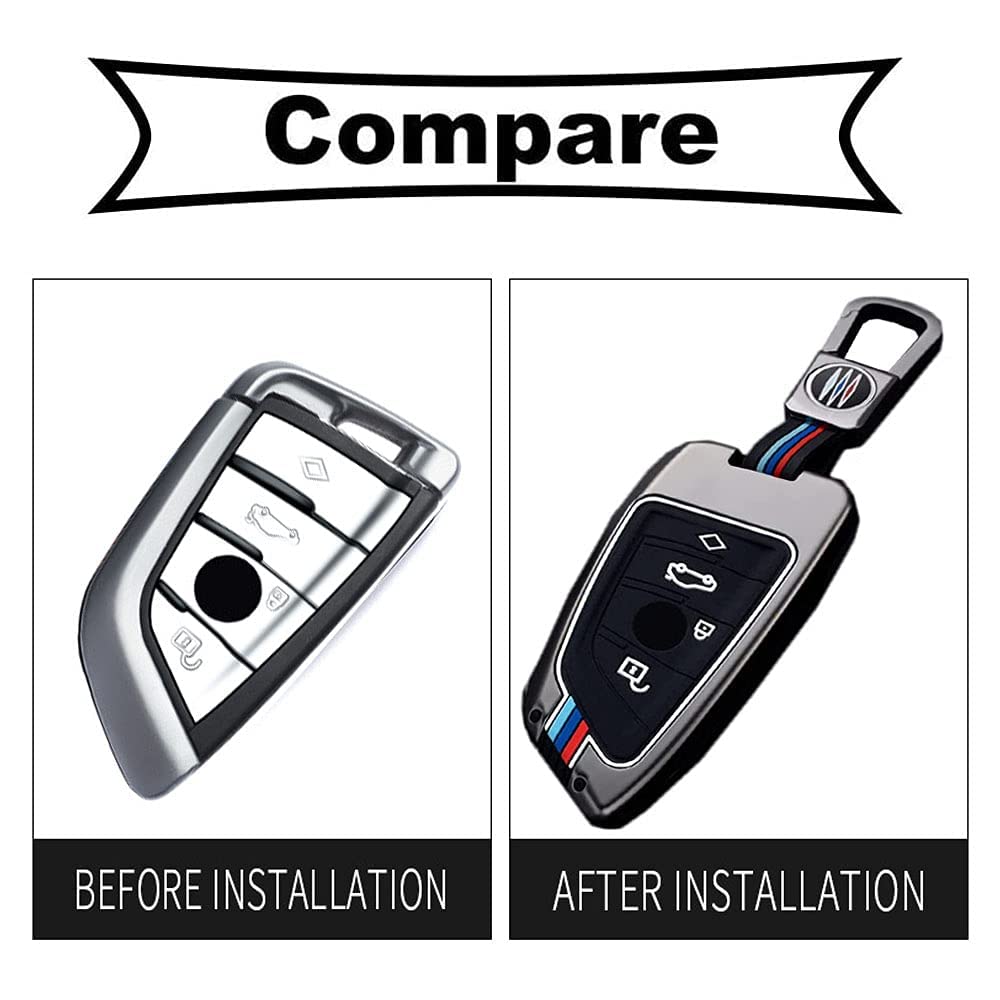 Elegananccy 1:1 fit ensures seamless compatibility with your BMW key