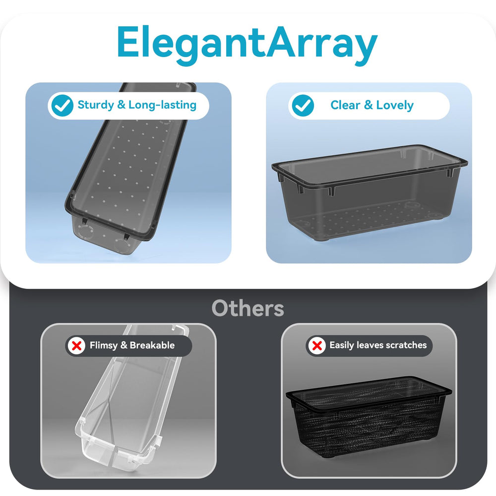 ElegantArray kitchen bathroom office organizer fits counters and drawers for quick access.