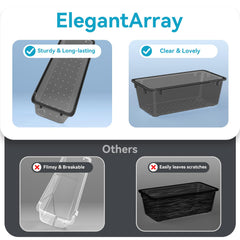 ElegantArray kitchen bathroom office organizer fits counters and drawers for quick access.