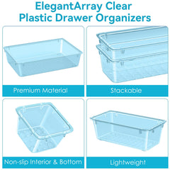 ElegantArray makeup tray drawer organizer reduces clutter on your vanity.