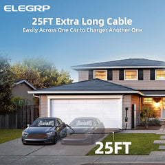 Adjustable current levels from 16 to 40 amps to fit home capacity.