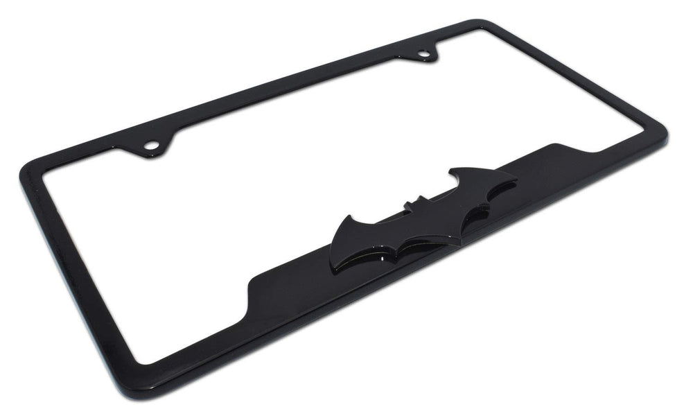 Elektroplate Batman frame on vehicle exterior under sunlight enhances rugged premium look.