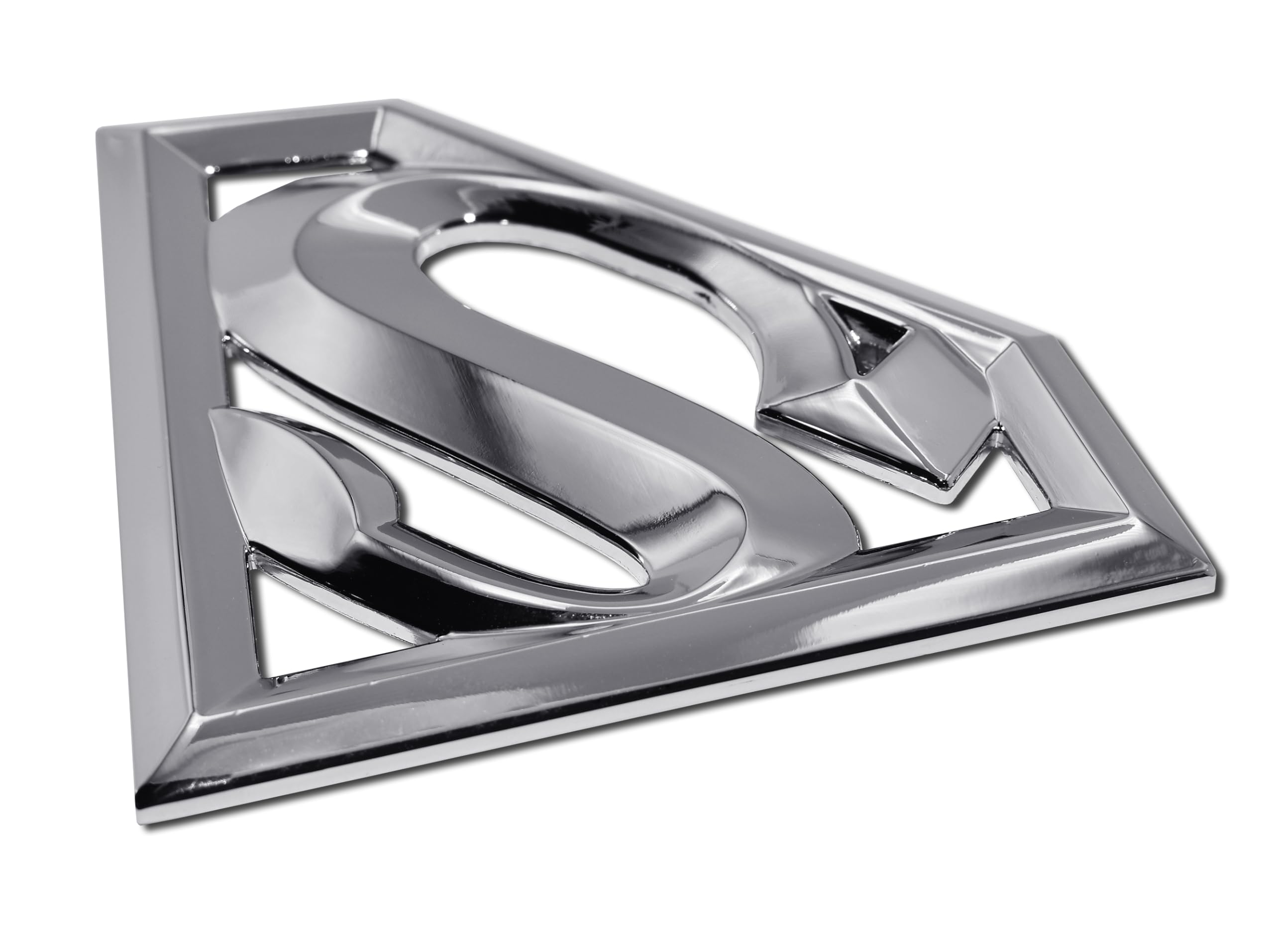 Elektroplate Superman emblem easy peel-and-stick installation