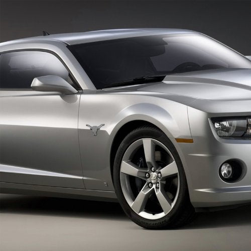 Elektroplate UT Longhorn black emblem close-up emphasizes 3D metal finish and licensed collegiate style