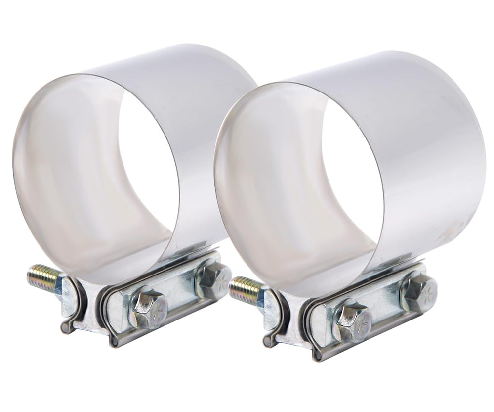 Elifecenter 4in exhaust clamp band shows sturdy stainless construction for a secure seal.
