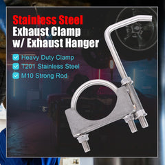 eLifecenter universal fit 2.5in exhaust pipe demo shows adjustable length