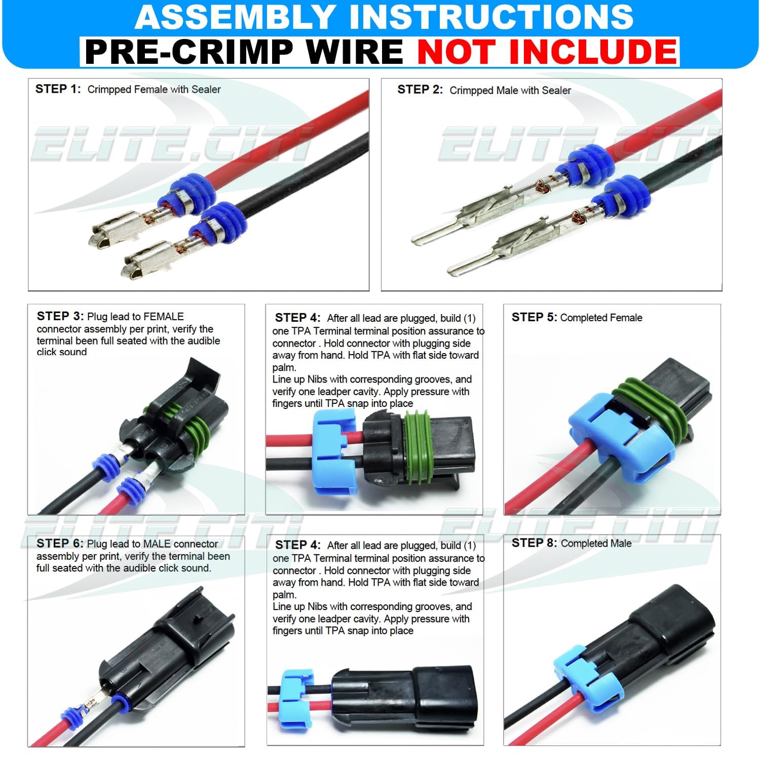 elite-citi temperature-rated 30A connector for demanding accessories.
