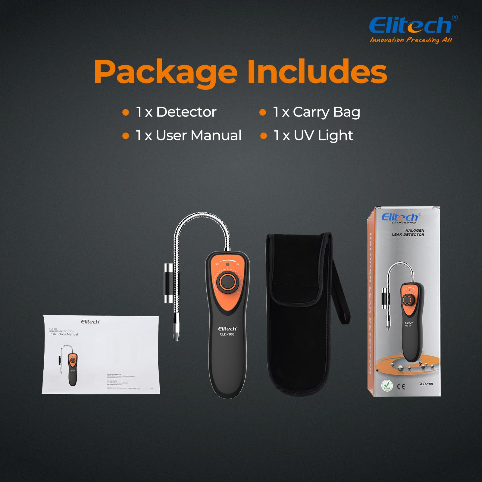 Elitech CLD-100 US-based tech support available for technicians.