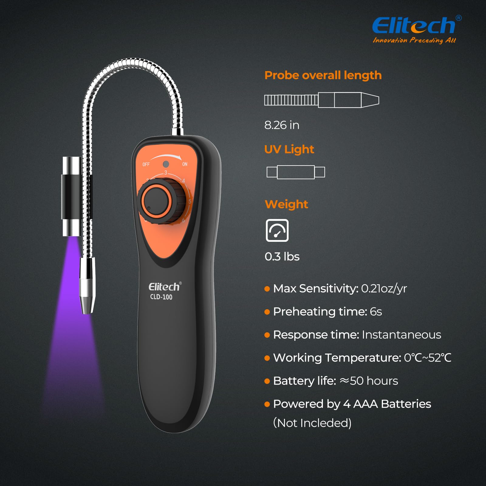 Elitech CLD-100 vehicle HVAC use-case shows practical car service scenarios.