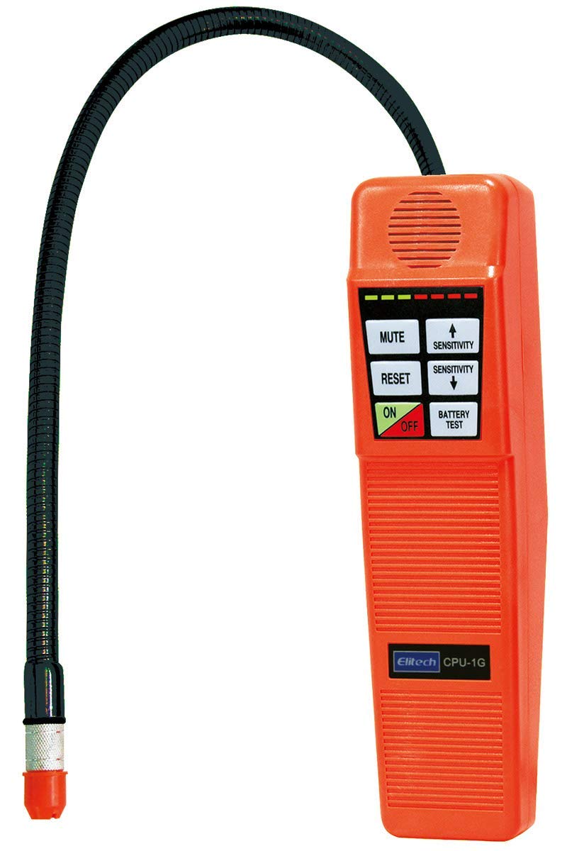 Elitech CPU-1G leak detector front view for quick HVAC leak checks