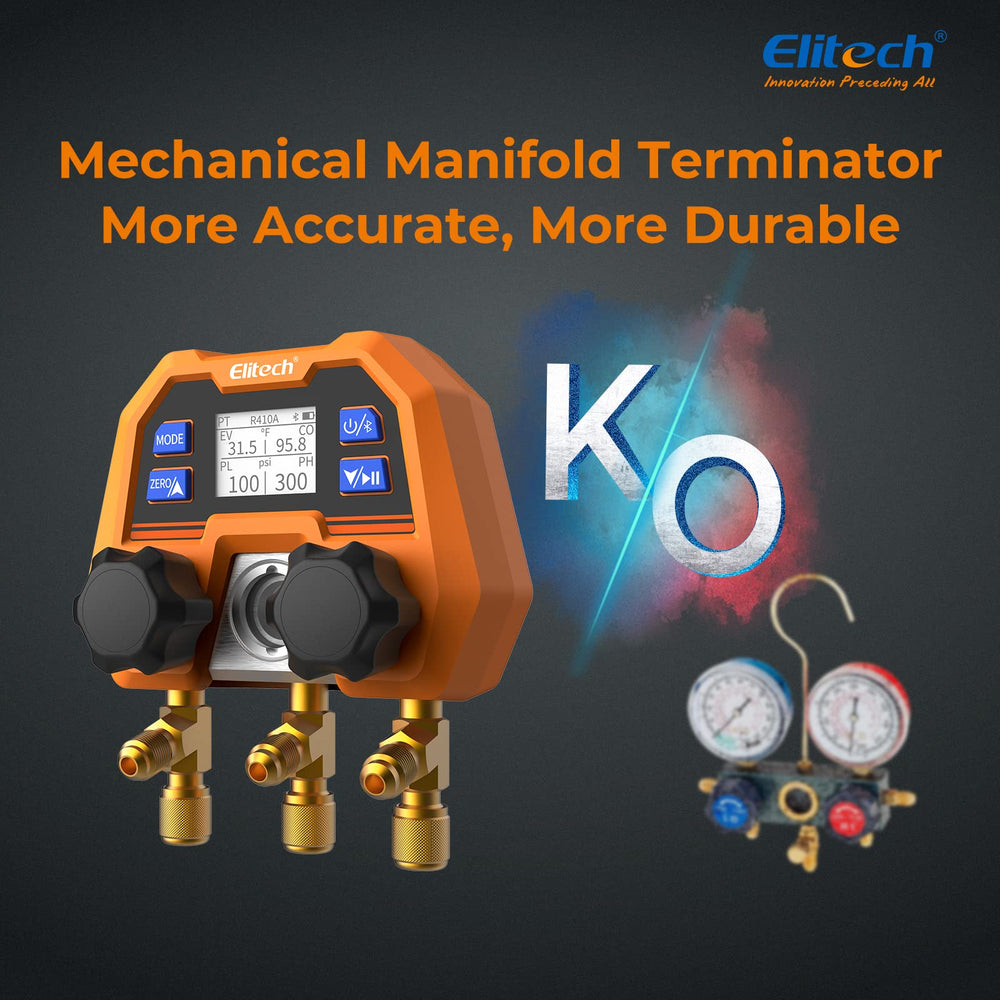 Elitech DMG-4B rugged design suits fieldwork with sight glass and durable ports.