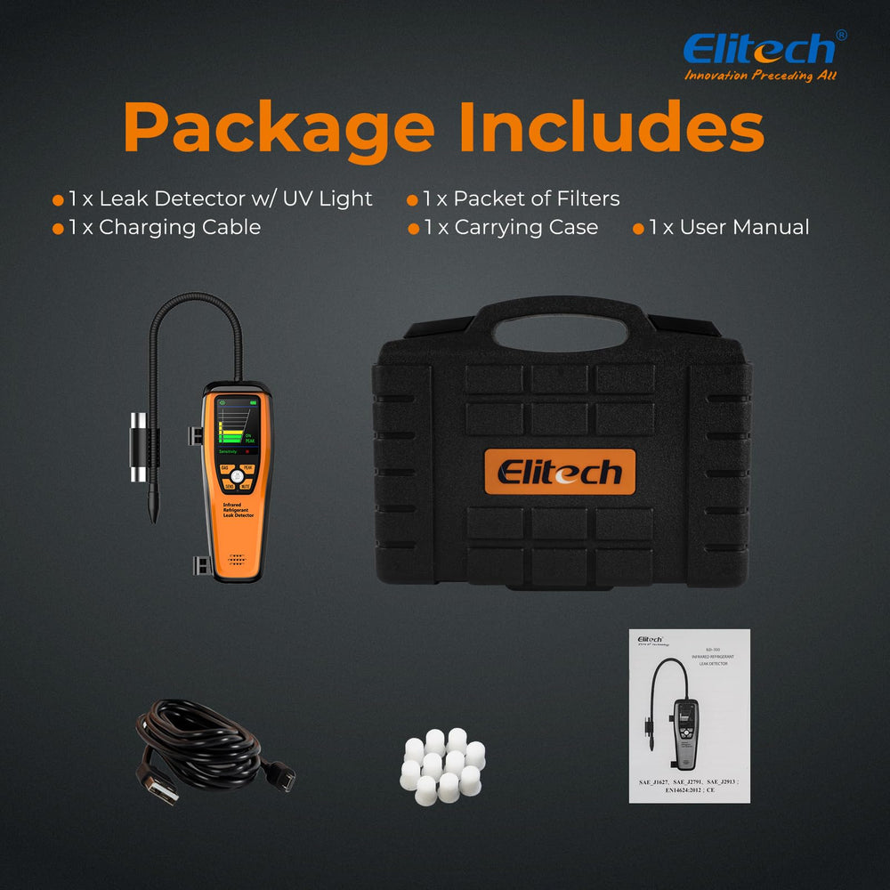 Elitech ILD-300 aids professionals in automotive and HVAC applications.